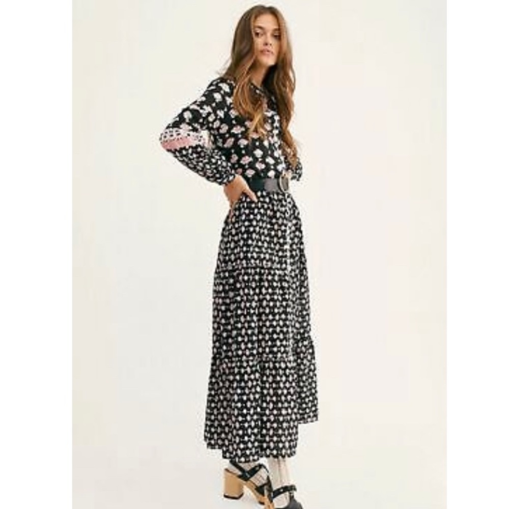 Free People black Papillon Maxi Dresses - L